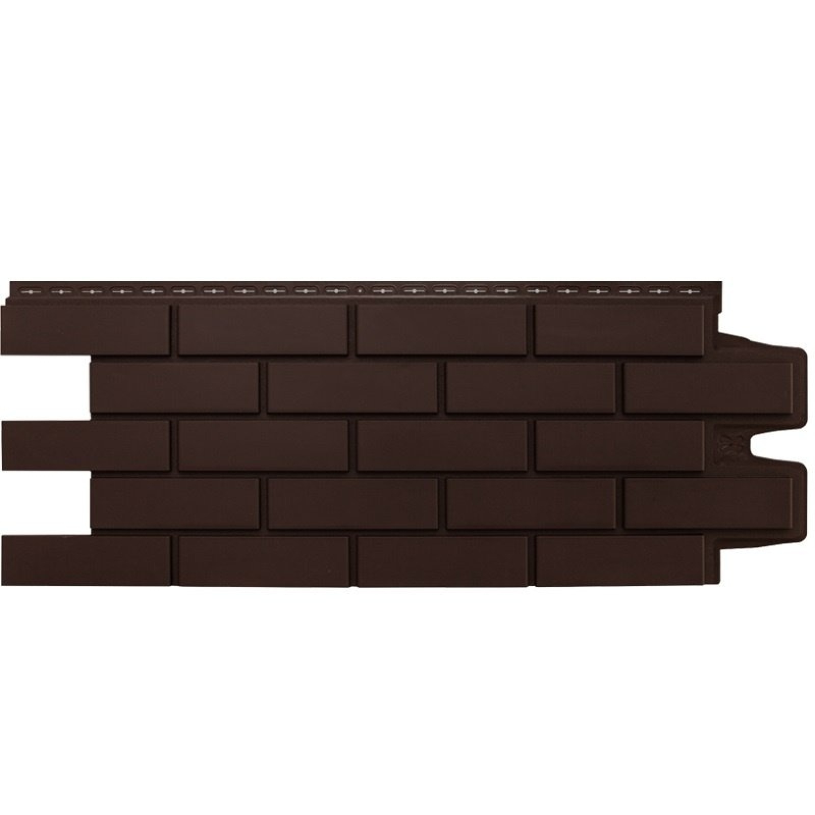 Фасадная панель Grand Line Кирпич клинкерный Шоколадный