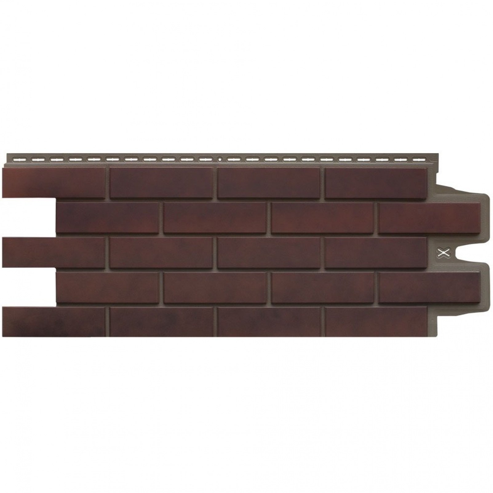 Фасадная панель Grand Line Клинкерный кирпич Design Plus Кофе