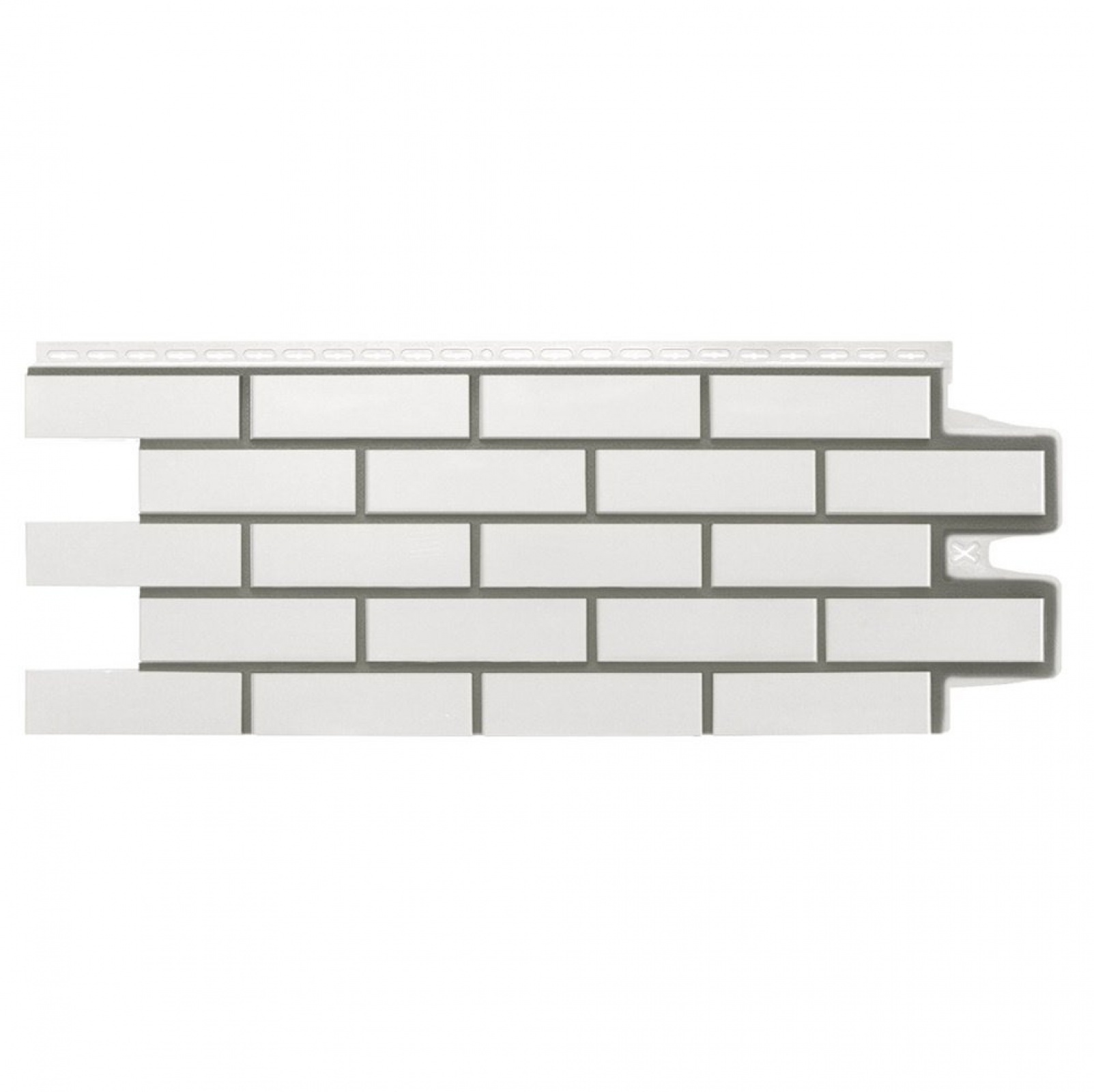 Фасадная панель Grand Line Клинкерный кирпич Design Молочный