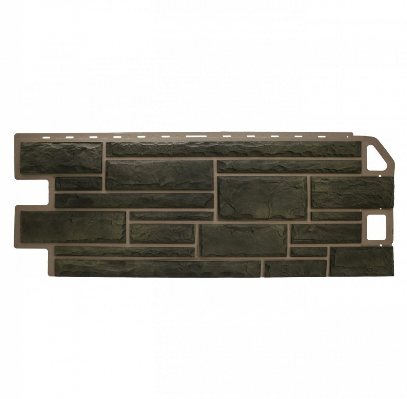 Фасадная панель Альта-Профиль Камень Малахит