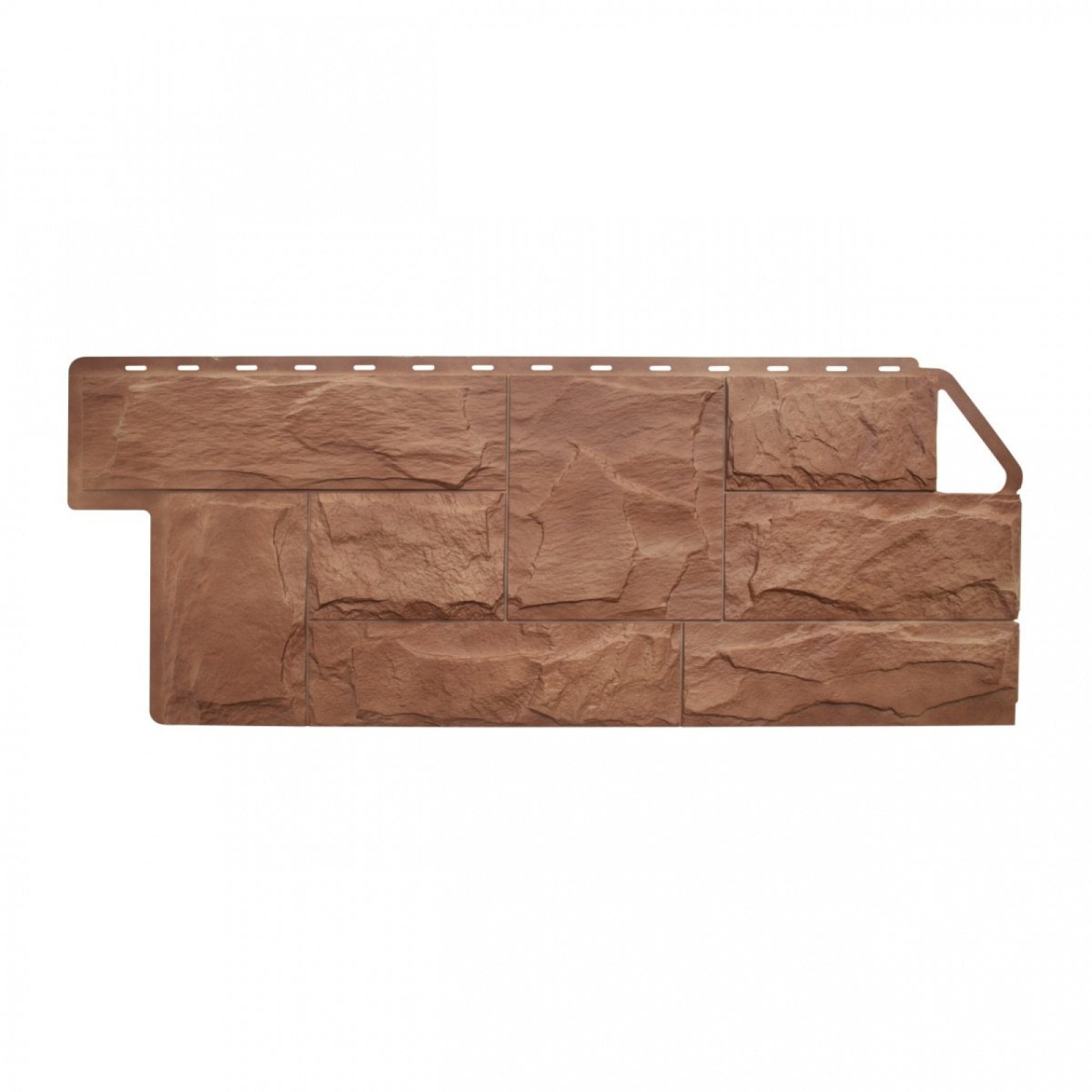 Фасадная панель Альта-Профиль Гранит Эко Терракотовый