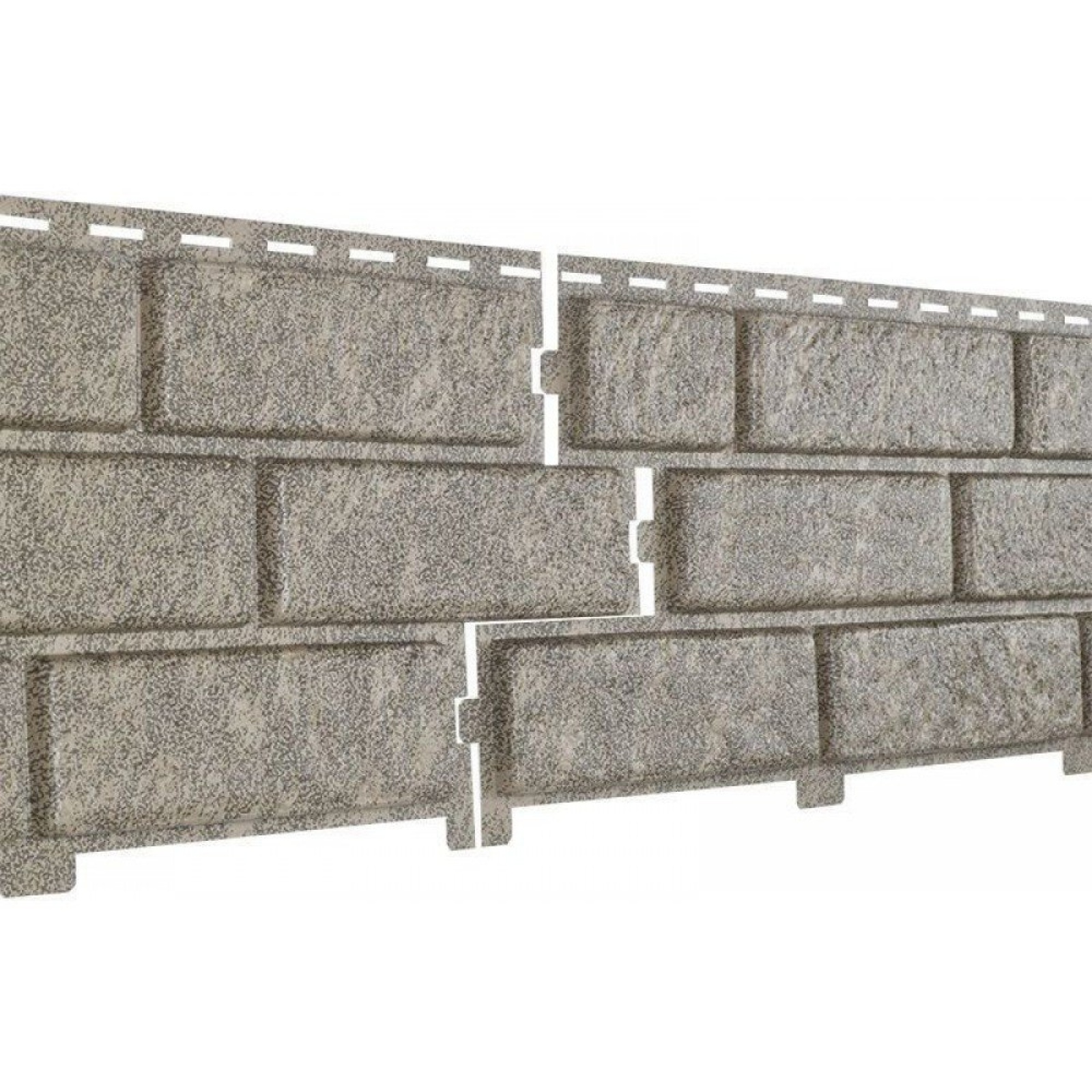 Фасадная панель Ю-Пласт Стоун хаус Кирпич (Бежевый)