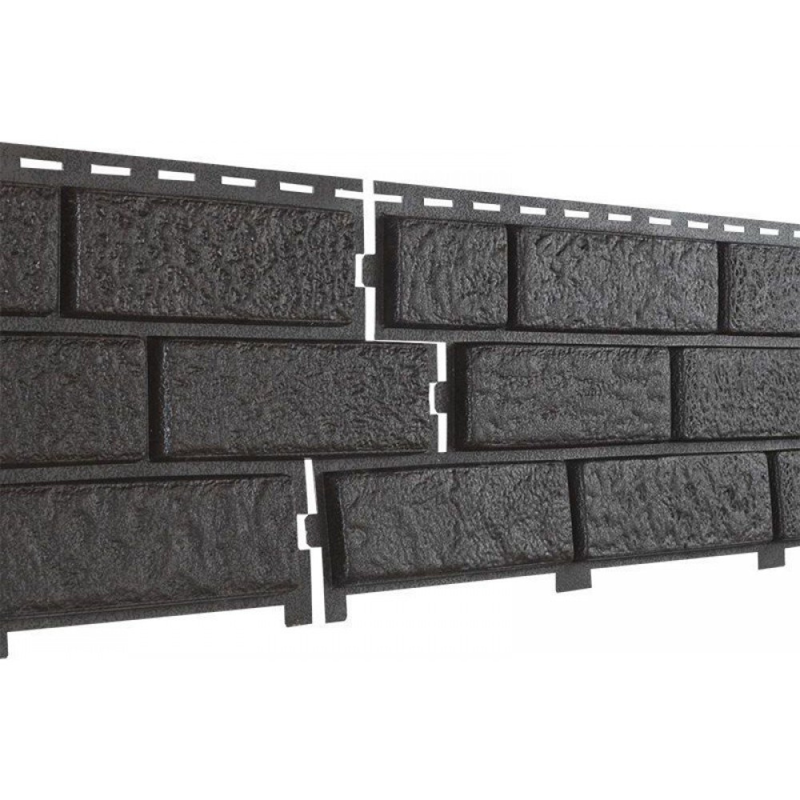 Фасадная панель Ю-Пласт Стоун хаус Кирпич (Коричневый)