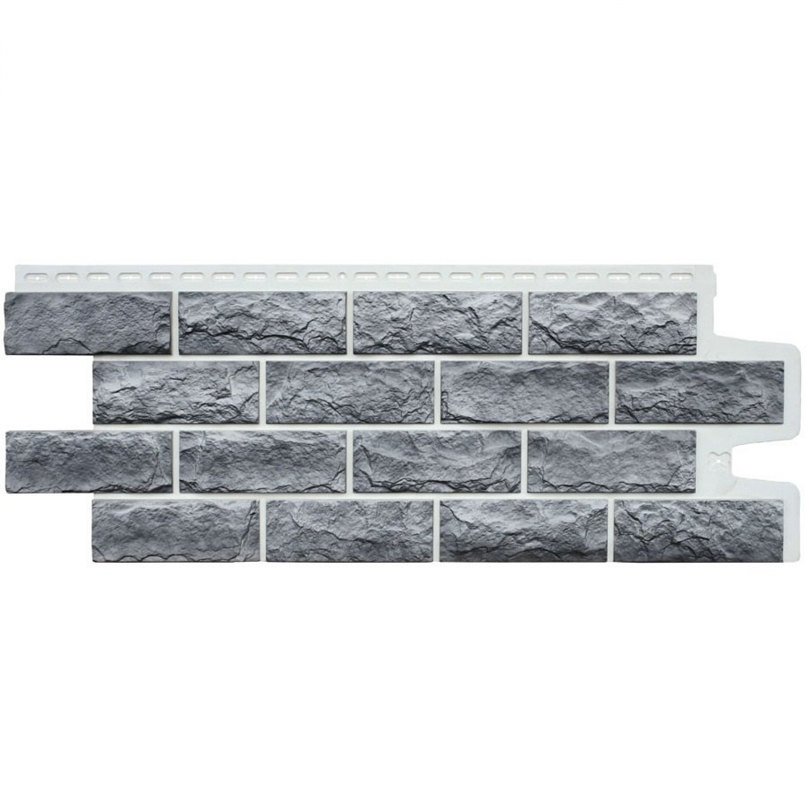 Фасадная панель Grand Line Колотый камень Design Plus Гранит