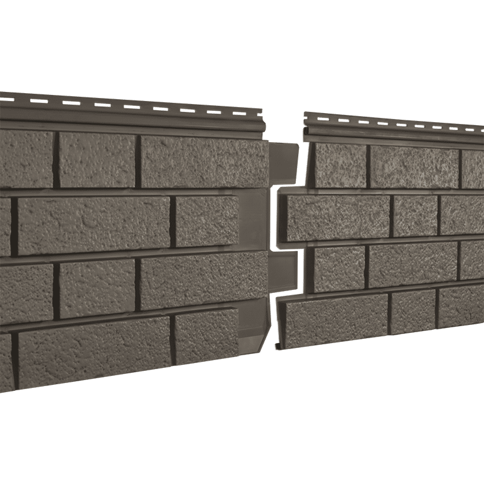 Фасадная панель Ю-Пласт Стоун Хаус S-Lock Клинкер Бежевый