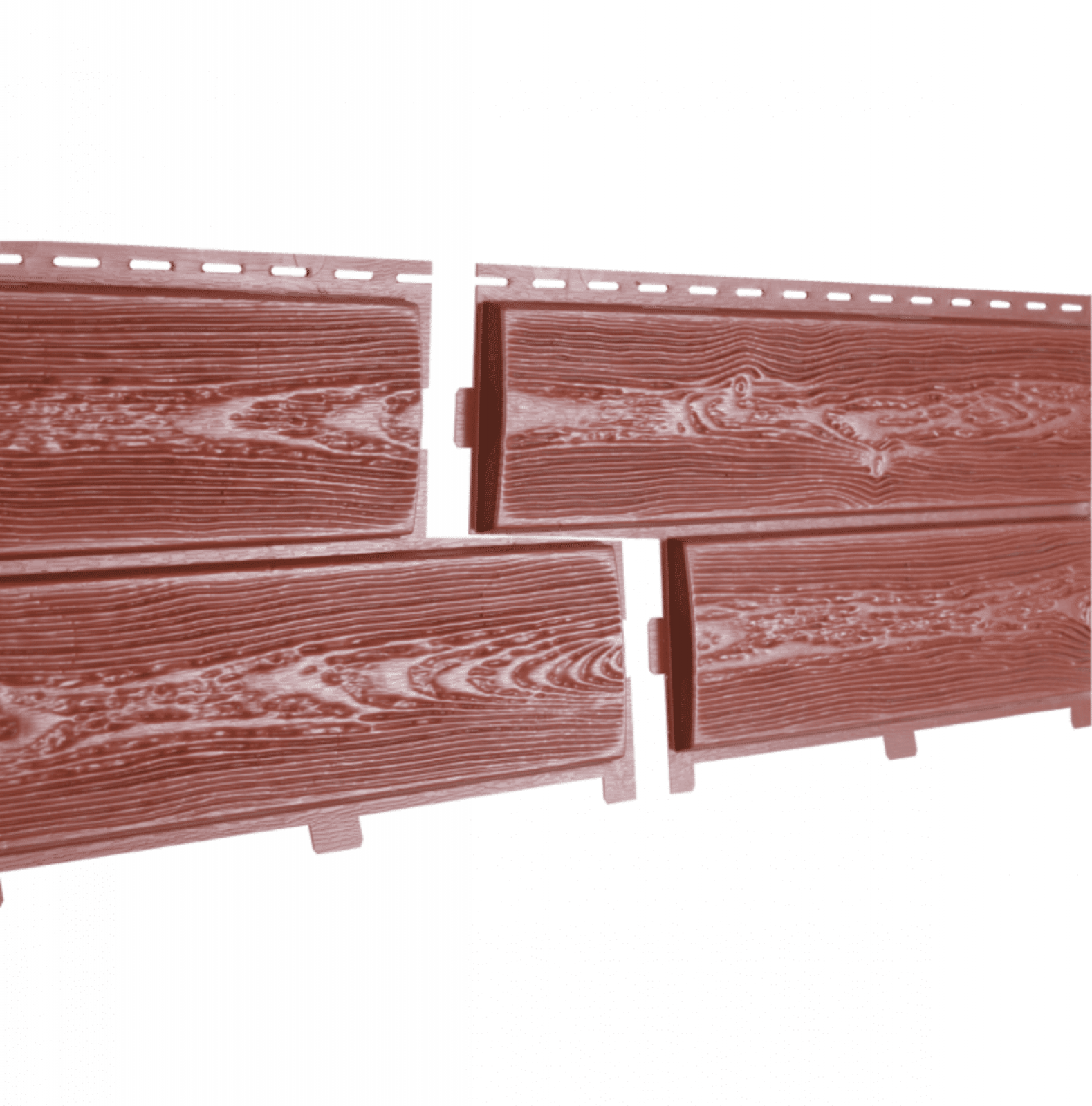 Фасадная панель Ю-Пласт Хокла Color Брусника