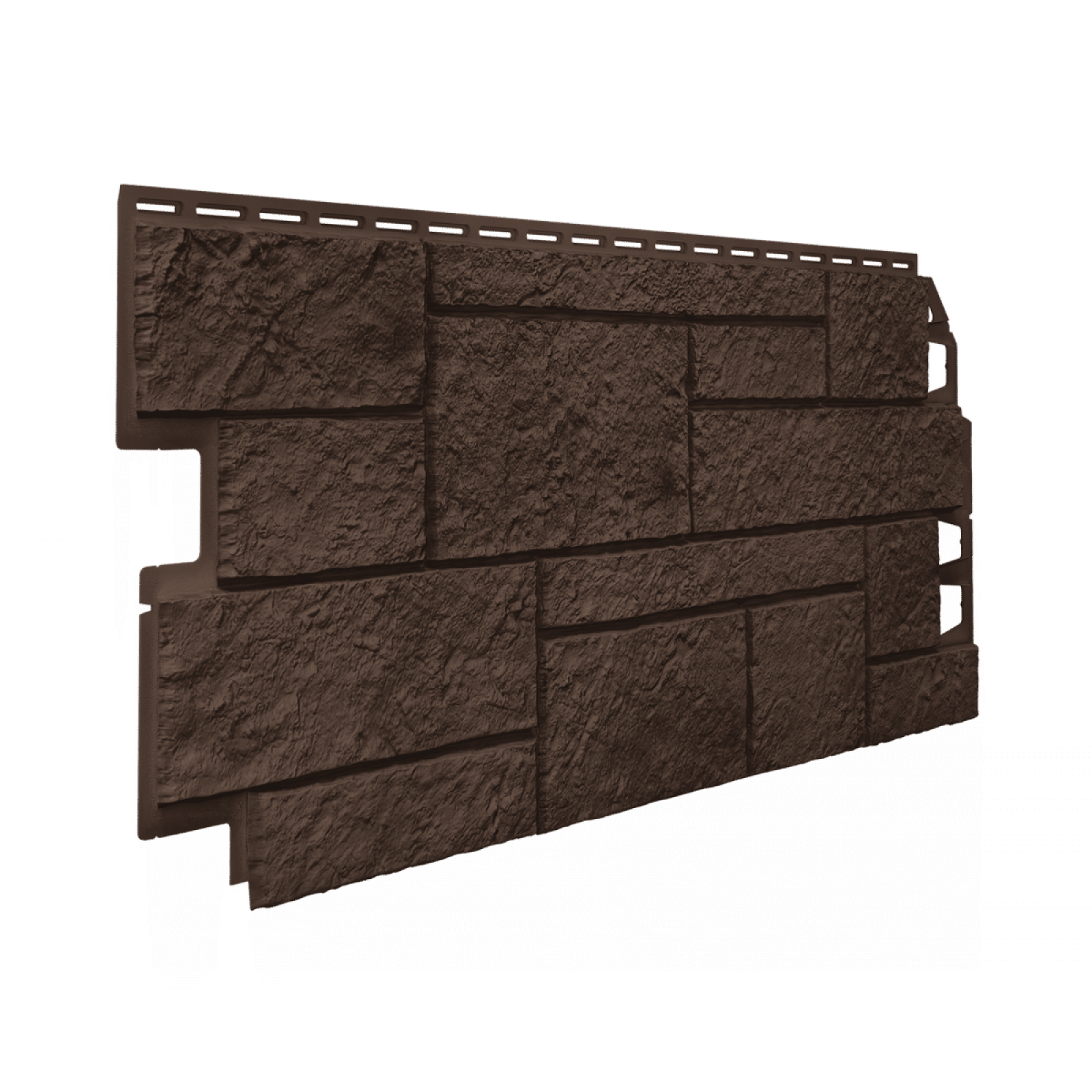 Фасадная панель Технониколь Оптима Песчаник Темно-коричневый