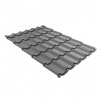 Металлочерепица классик 0,5 Satin RAL 9006бело-алюминиевый