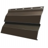 Металлический сайдинг Корабельная Доска 0,265 Grand Line 0,5 GreenCoat Pural BT matt RR 32 темно-коричневый