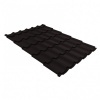 Металлочерепица классик 0,5 Satin RAL 9005 черный
