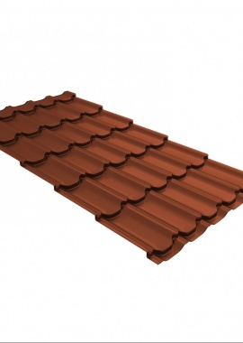 
	Блеск поверхности: Матовая
	Гарантия: 25&nbsp;лет
	Защитный слой: 180&nbsp;г/м2
	Толщина:&nbsp;...