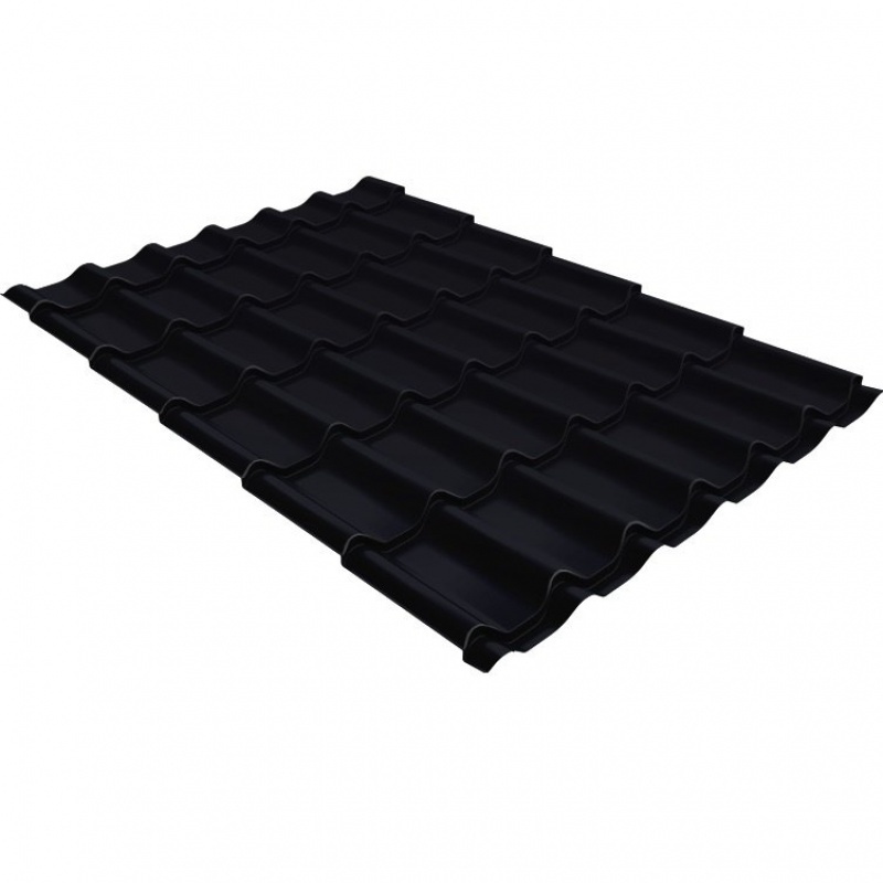 Металлочерепица классик 0,5 Drap TX RAL 9005 черный