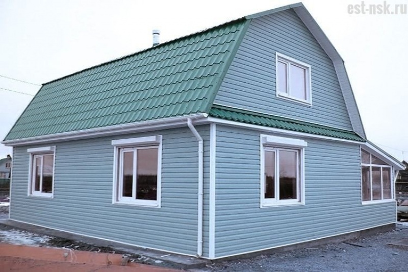 Сайдинг Корабельная доска Grand Line Color Plus голубой (3,0м)