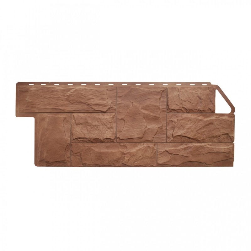 Фасадная панель Альта-Профиль Гранит Эко Терракотовый