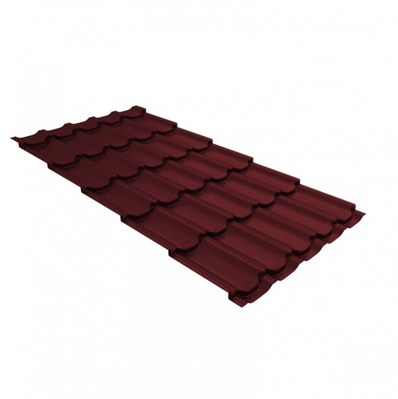 Металлочерепица квинта плюс 0,5 PurLite Matt RAL 3005
