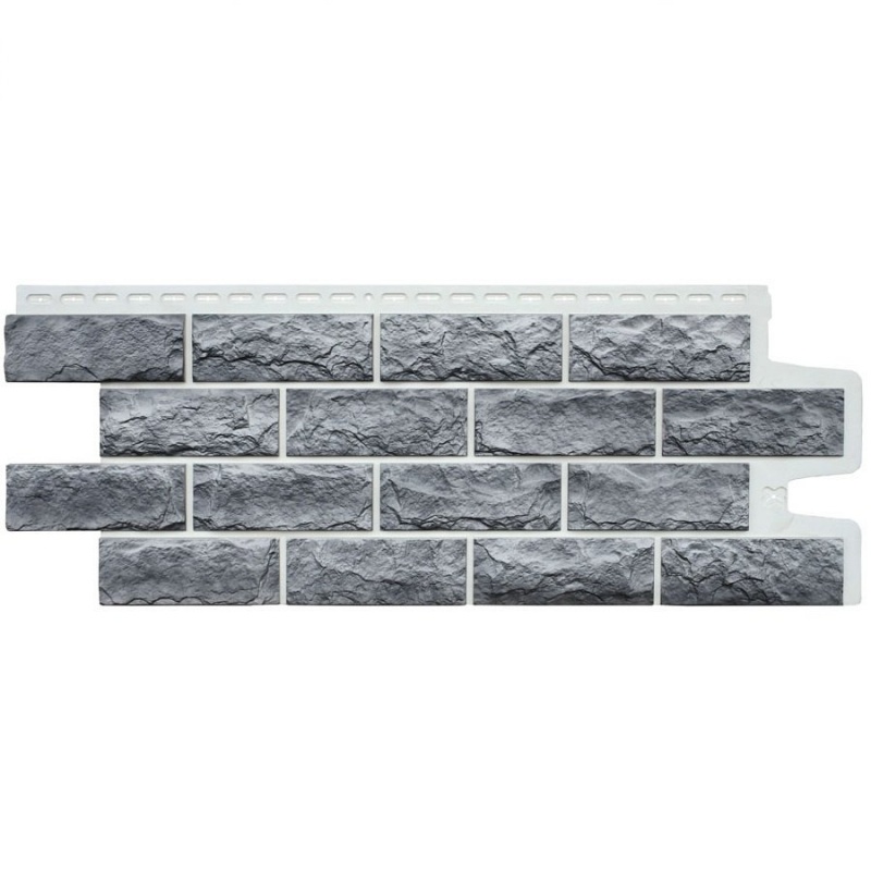 Фасадная панель Grand Line Колотый камень Design Plus Гранит