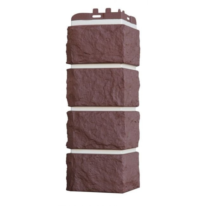 Угол Grand Line Колотый камень Design Plus Каштан