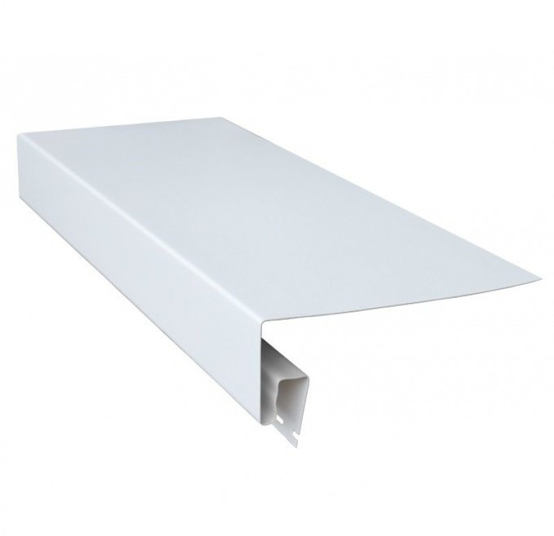 Планка приоконная широкая Grand Line ЯФАСАД 7/8 3,0х0,23 белая