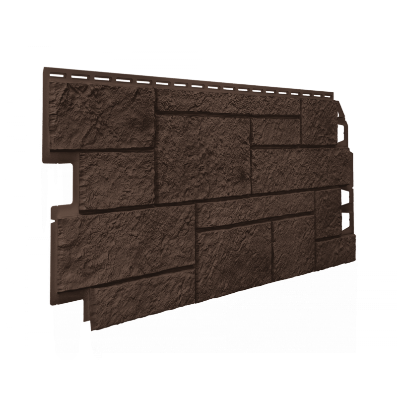 Фасадная панель Технониколь Оптима Песчаник Темно-коричневый