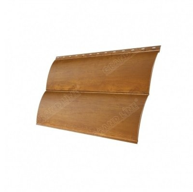 Блок-хаус new Grand Line 0,45 Print Elite Golden Wood TwinColor